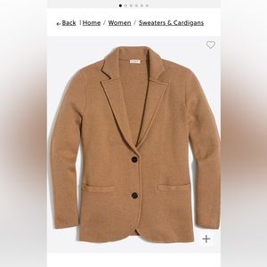Jcrew sweater blazer